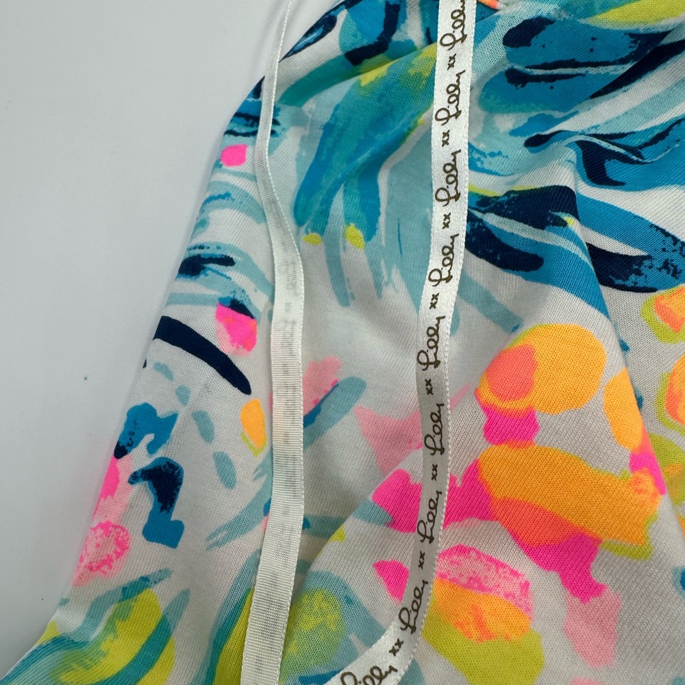 Lilly Pulitzer Melle Trapeze Serene Blue Tippy Top Dress - Picture 9 of 10